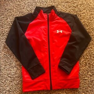 Under Armour Kids Red and Black Swim Top